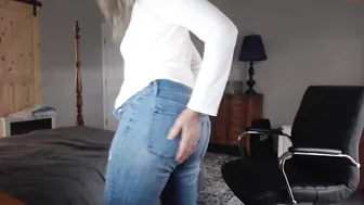 sexyblondewife thin skin sucks rubber dick