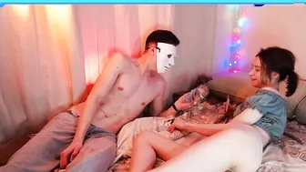 moonbc undresses in front of the camera