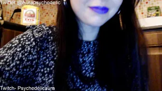 psychedelicariaa busty small exposes her charms