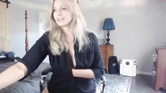 sexyblondewife big tit babe fucked by a toy