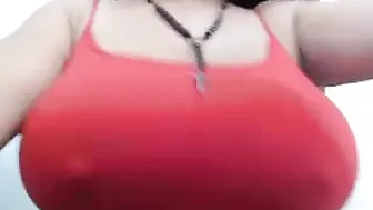 bigtits seductive chick fucks sex toy