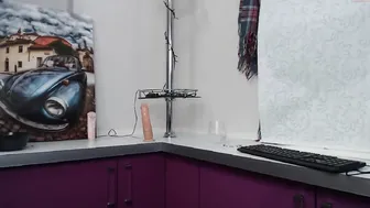 chrustic naughty babe caresses vaginal hole