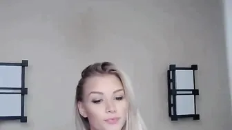 killertits the luxury model is swaggering with two toys.