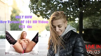 vikikinkygirl gorgeous teen doll caresses big tits