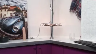 chrustic crazy slut shows off saggy tits