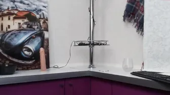 chrustic crazy slut shows off saggy tits