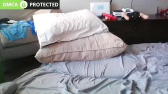 flaminhotman charming slut fucks both holes