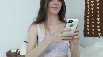 riverwysteria Sweet chick masturbates with sex toys