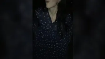 Miss Ellie cute babe rides a sex toy