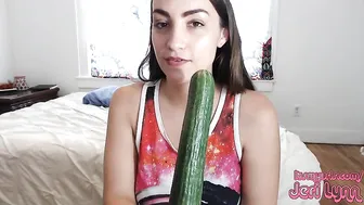 Jeri Lynn  busty blonde masturbating with sex toys