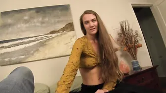 JerkOff Instructions  skinny beauty jerks off in her shower