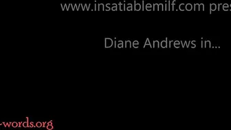 diane andrews  black-haired beauty fucks juicy crevices