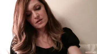 taboo mom natasha  busty blonde fucks with rubber dick