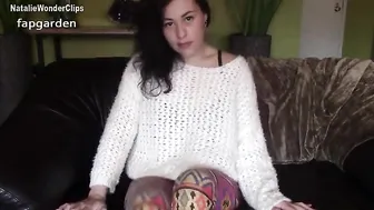 natalie wonder desired babe cums from erotic dance