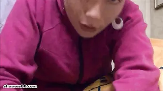 janey jones sexy whore masturbates with a phallus