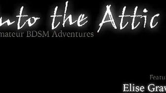 into the attic cute brunette with natural tits chatting in fries