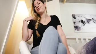 ashley alban  writes pen on boobs and ass