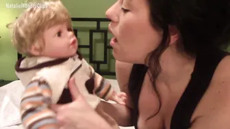 natalie wonder cute milf fucks shaved cunt