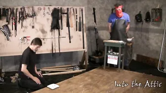 into the attic lustful student shows pussy