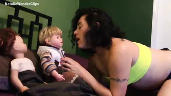 natalie wonder red-headed scum dancing striptease