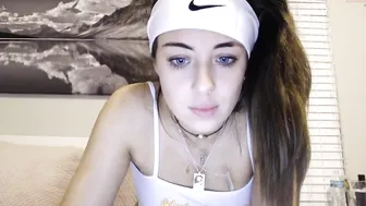 collegecamfam  shrew pussy demonstrates big tits