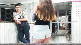 crazycouple3 playfully tease tongue