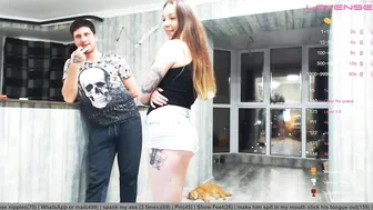 crazycouple3 the charming bitch fucks both holes