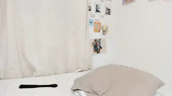 simone charming babe masturbates shaved vagina