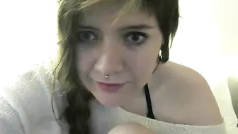 sexysally  lustful mare caresses boobs