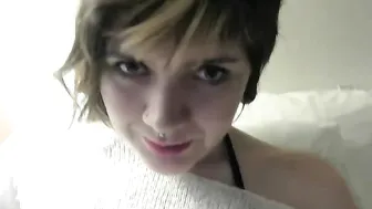 sexysally  lustful mare caresses boobs