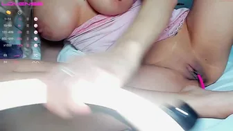 sensualldream  gripping nipple masturbates wet wrap