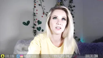 lexi_luv cam girl  masturbates shaved vagina