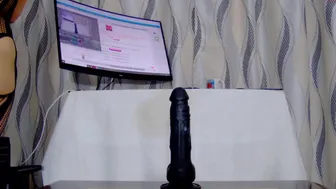 sexcarla  the clockwork courtesan is walking on his heels