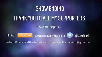 lunaqueeeen  online show January 2020
