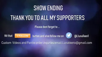 lunaqueeeen  online show January 2020