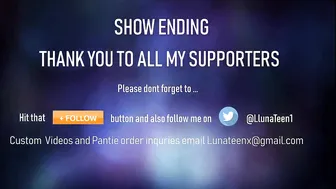 lunaqueeeen  online show January 2020