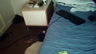 afellingyouneed the charming female masturbates both holes