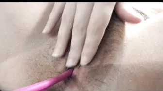 uv_  amazing babe jerking her shaved cunt