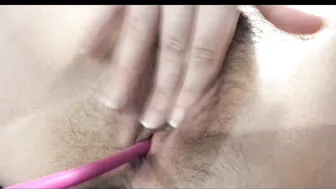 uv_  amazing babe jerking her shaved cunt