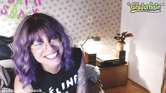 midnight_snack_ graceful bitch masturbates pussy