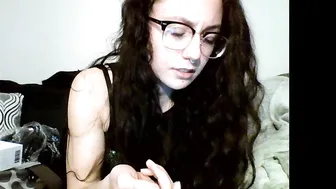 nerdygirl30 mad passion gently caresses her pussy