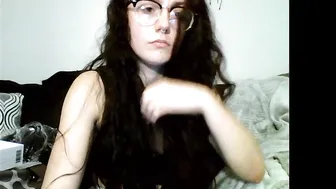 nerdygirl30 mad passion gently caresses her pussy