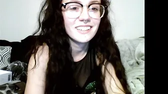 nerdygirl30 mad passion gently caresses her pussy