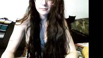 nerdygirl30 sweet babe took off her panties