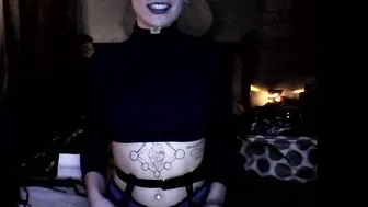 nerdygirl30 crazy girl caresses shaved pussy