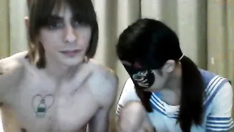 japanese_russian_couple Lacy brunette