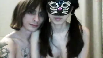 japanese_russian_couple took off her dress