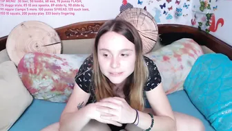 sexkitteh cute brunette with natural tits chatting in fries