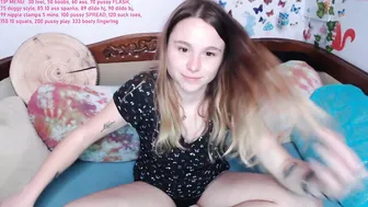 sexkitteh cute brunette with natural tits chatting in fries
