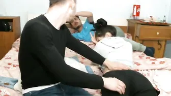 crazy_boy_69 busty wench cums after handjob